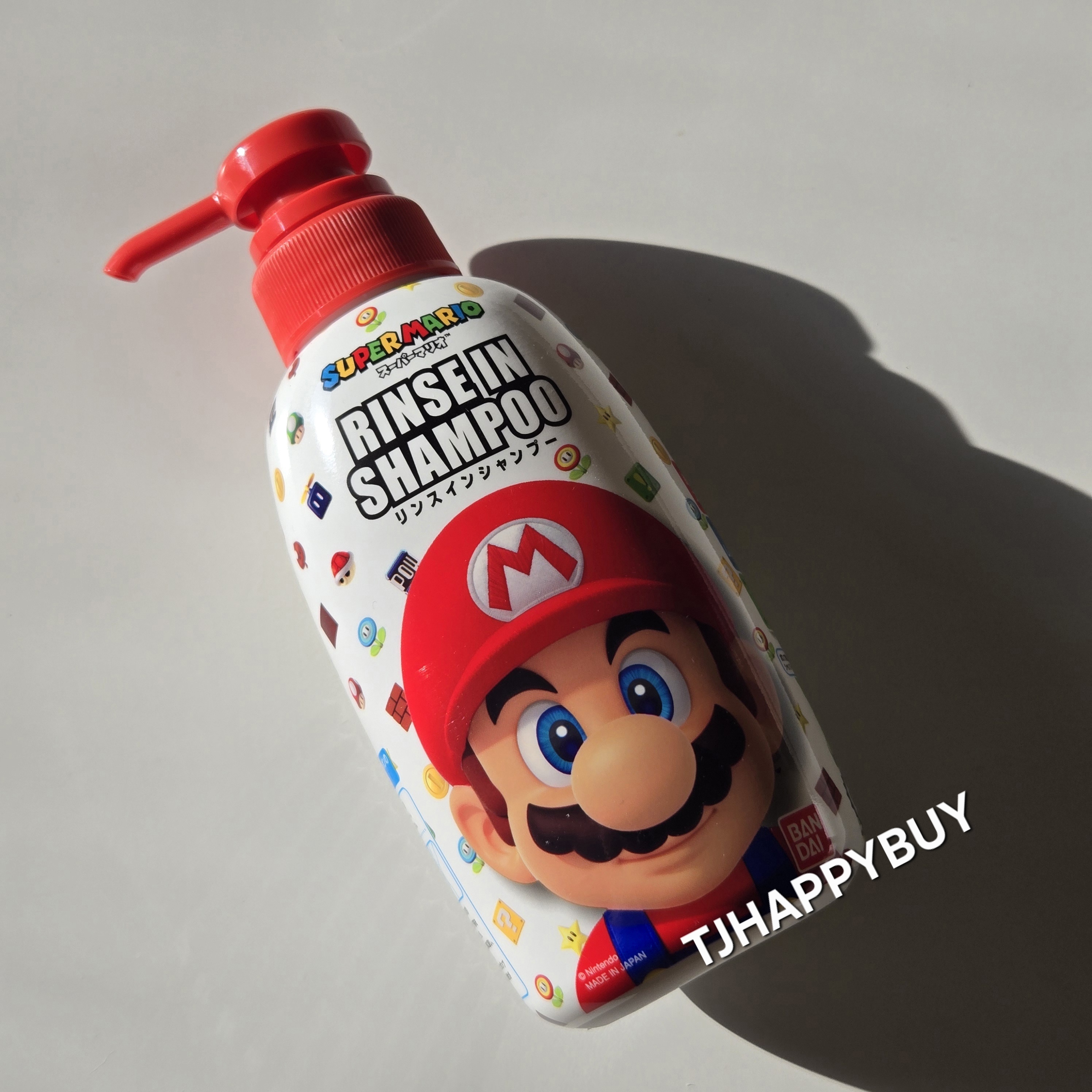 日本 BANDAI 萬代 × 超級瑪利歐 兒童溫和洗髮精 300ml