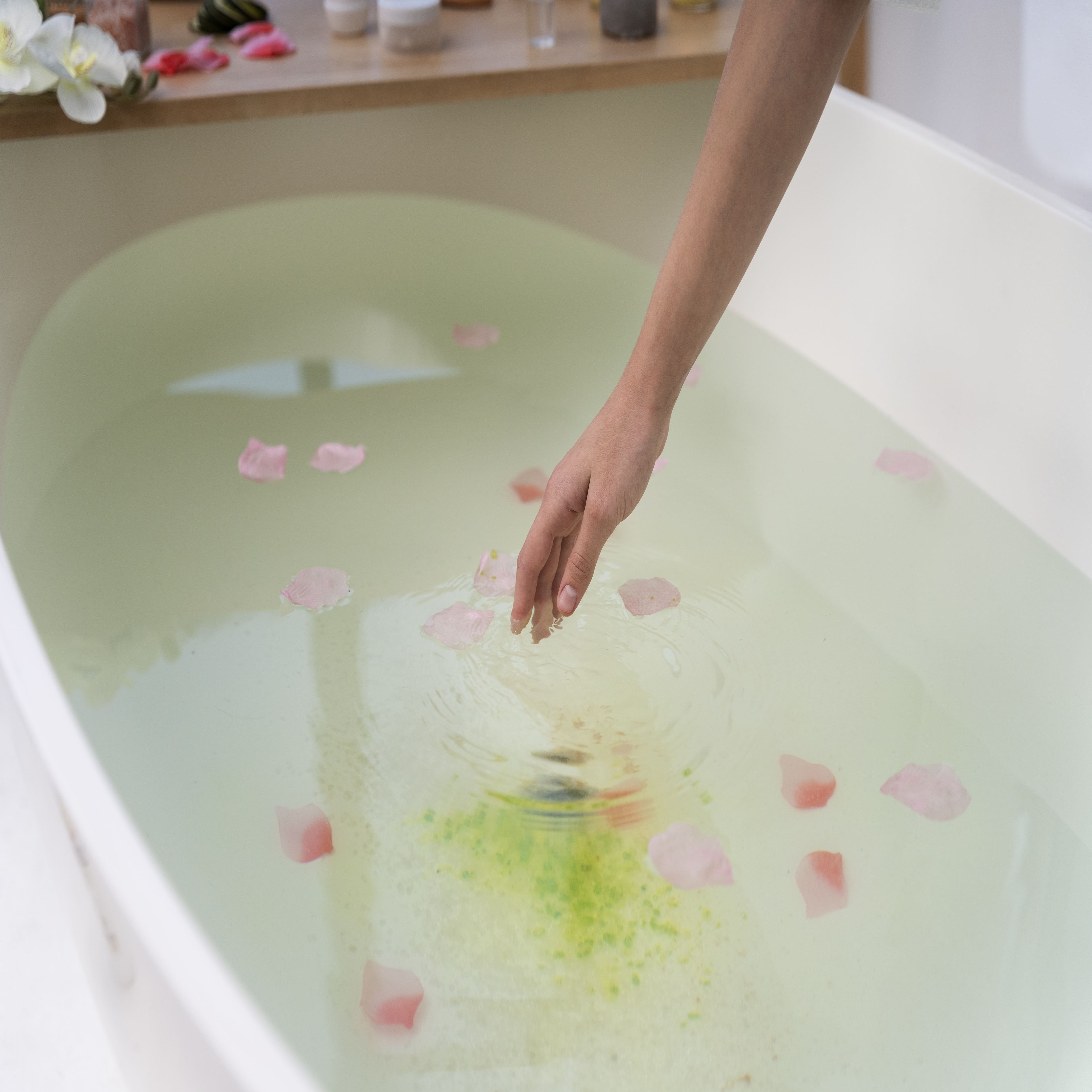 泡澡的事前準備