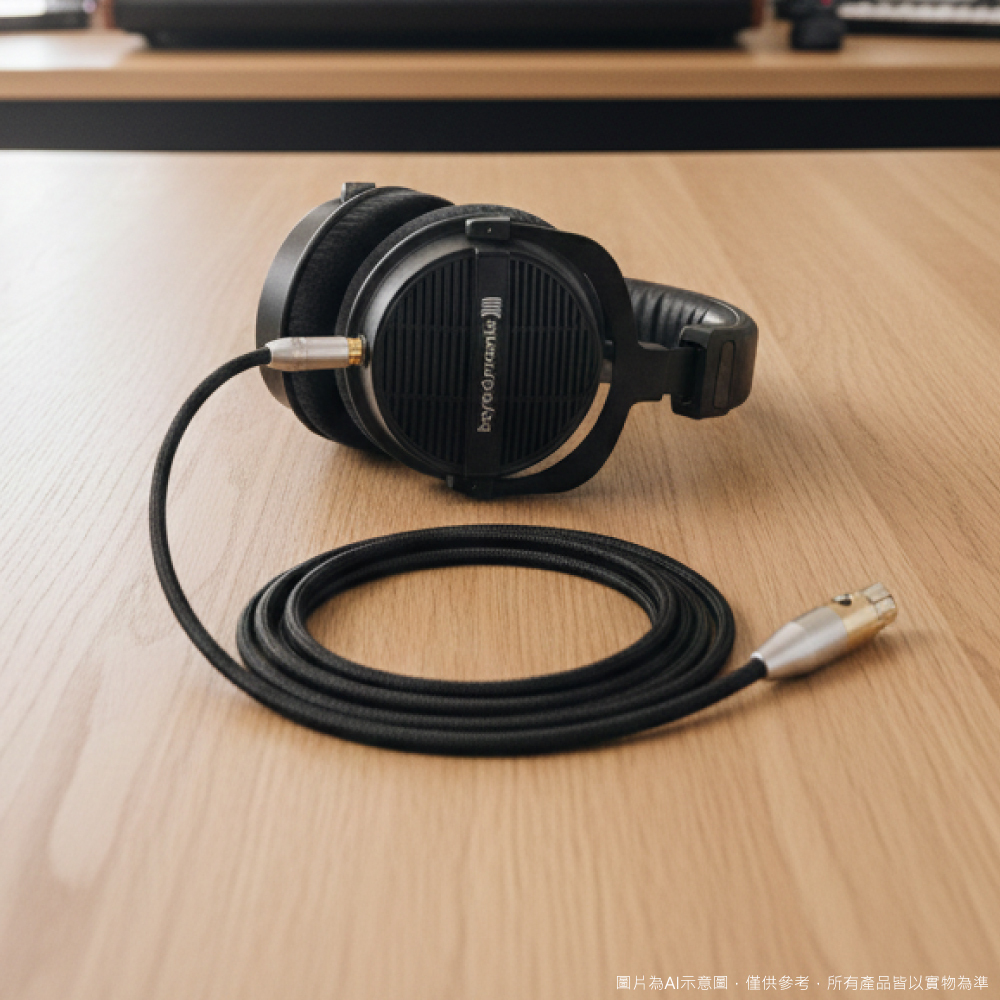 H&B H&B / SB423G20 Mini XLR-3.5(螺紋小轉大 6.3) 耳機延長線 第 2 張圖片｜三峽錄音 / 音響