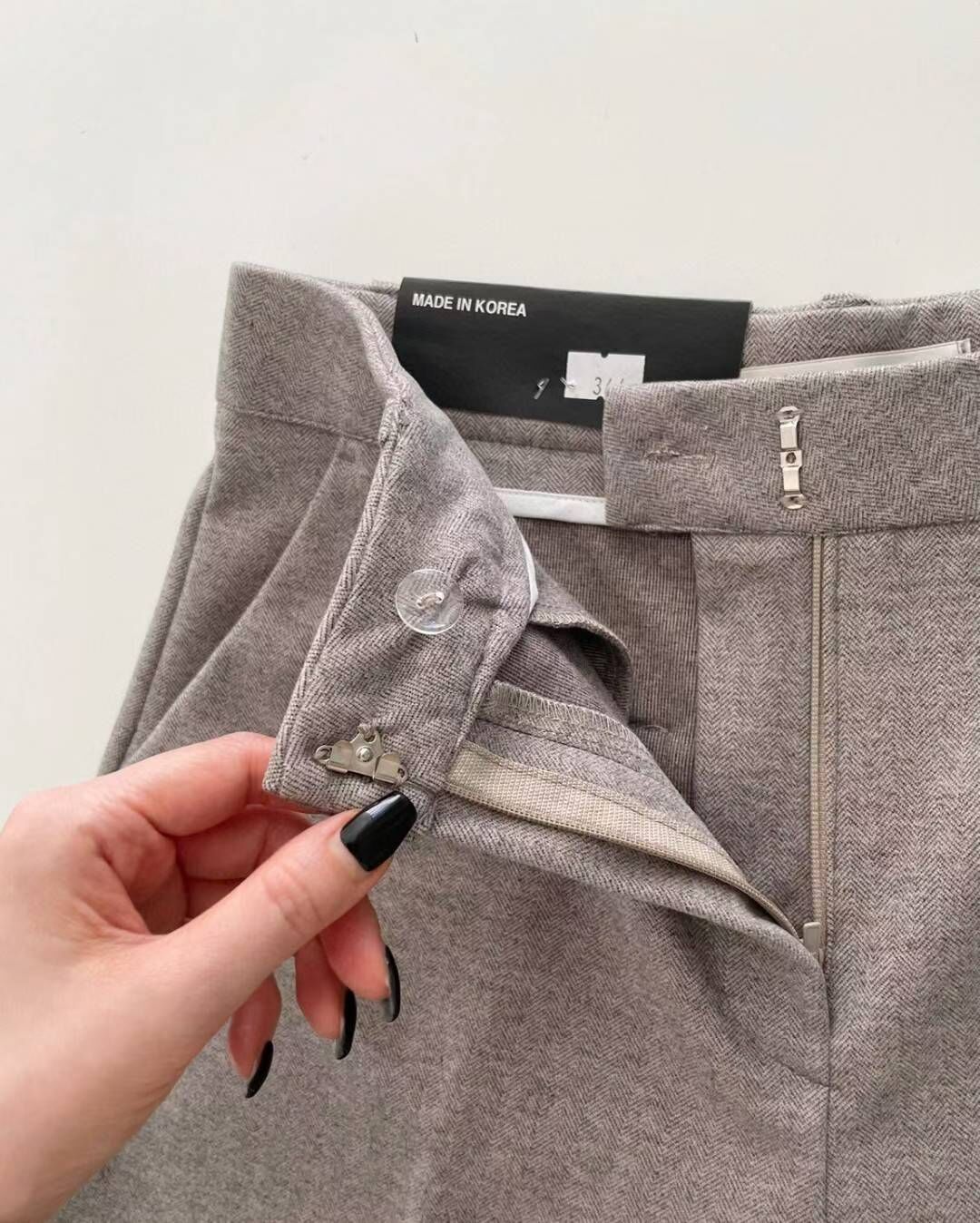 HL364 織紋薄毛西褲 *特價* (優惠碼同充值購物金不適用)