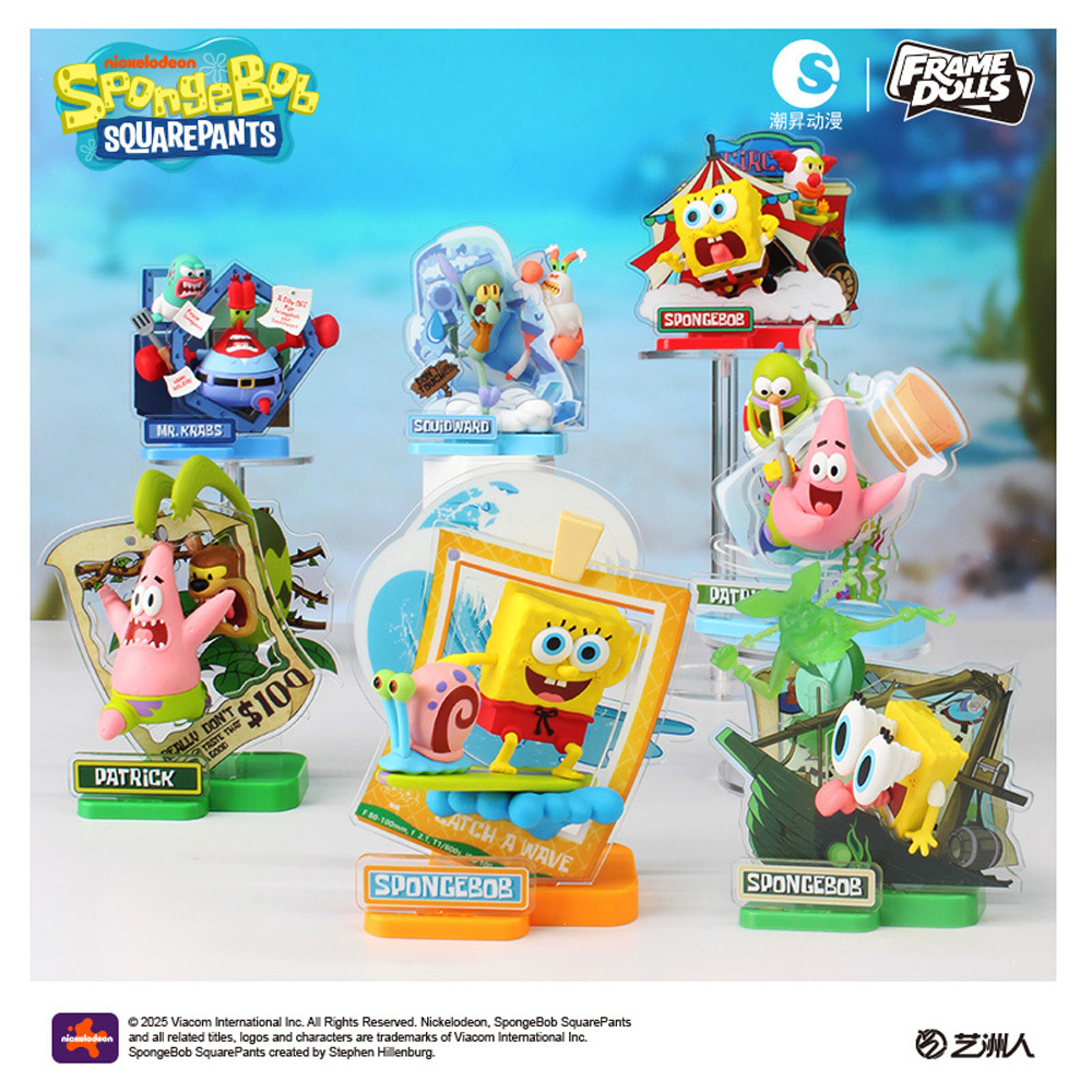 海綿寶寶卡通形象產品-旅途片刻系列 隨機一入