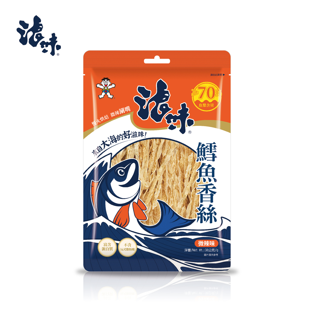 【浪味】浪味鱈魚香絲(微辣味)38g*24包