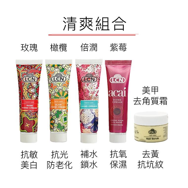 美手潤甲套裝 - 清爽組合