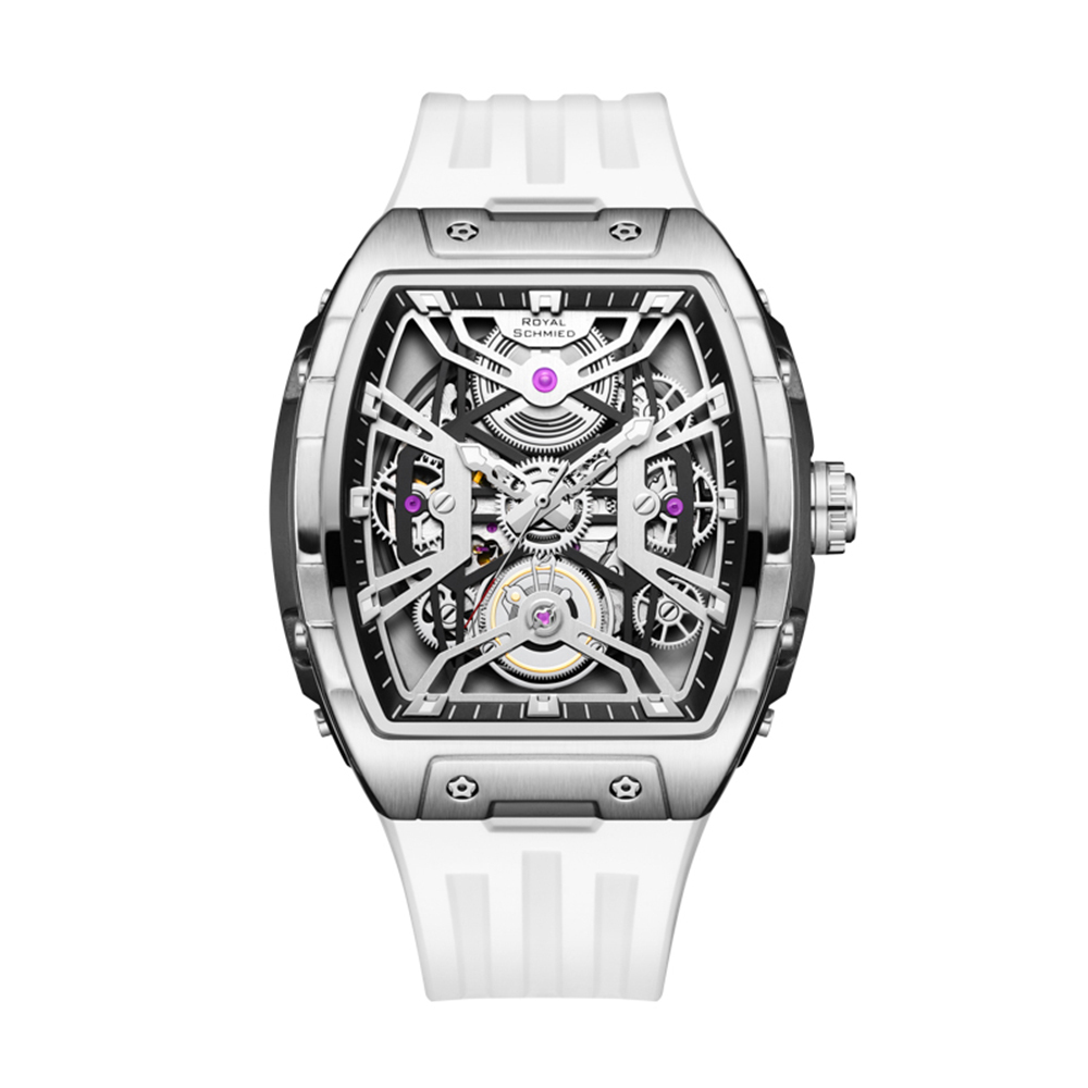 【Royal Schmied 】皇家手錶 RYS-C015系列 酒桶款 雙面鏤空 夜光 機械 手錶