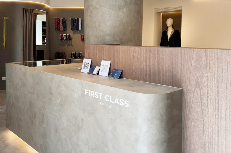 一流男士西服 櫃台