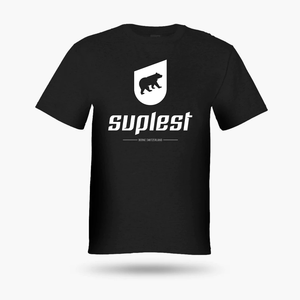 SUPLEST T-SHIRT 黑色T恤