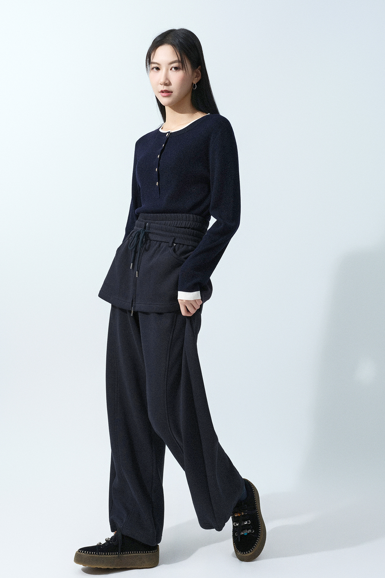 裝飾小短裙衛衣褲 ( 預購產品）