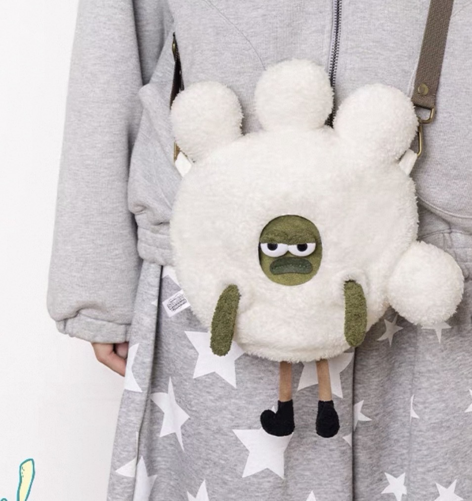 （預購）海綿寶寶🧽比奇堡手套魚側背包