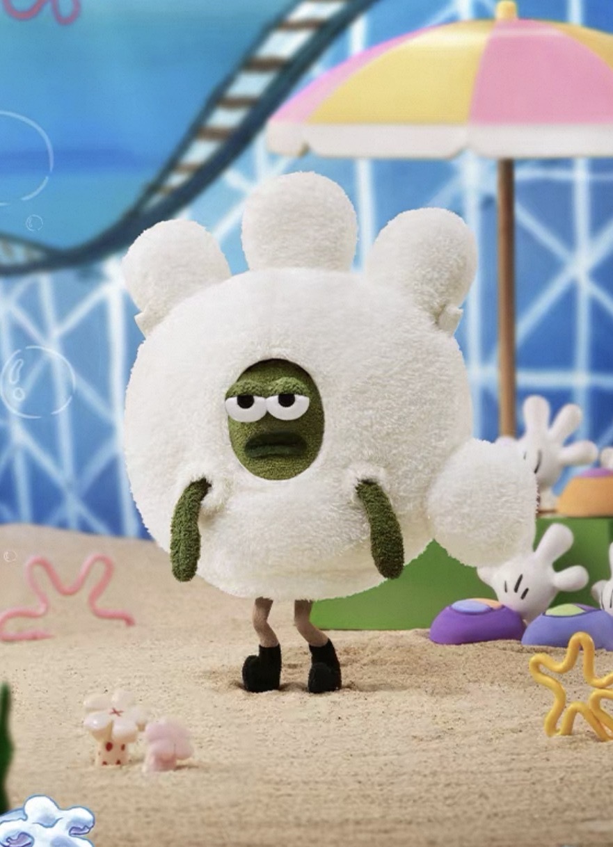 （預購）海綿寶寶🧽比奇堡手套魚側背包