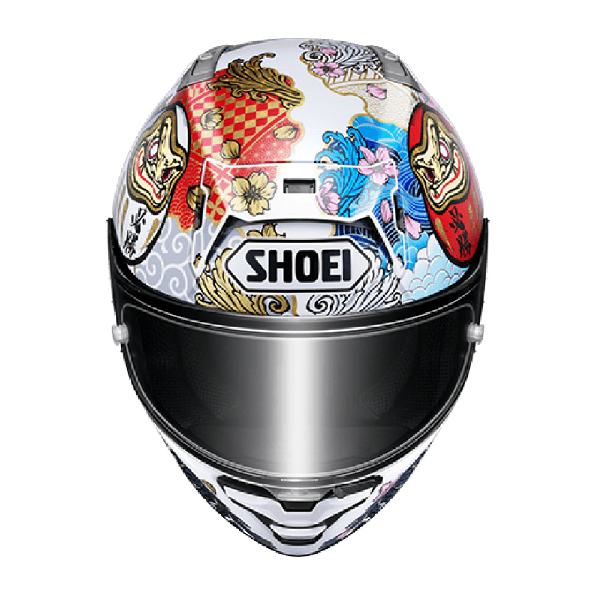 安信｜SHOEI X-Fifteen X-15 MARQUEZ MOTEGI5 TC-6 白招財貓全罩式安全
