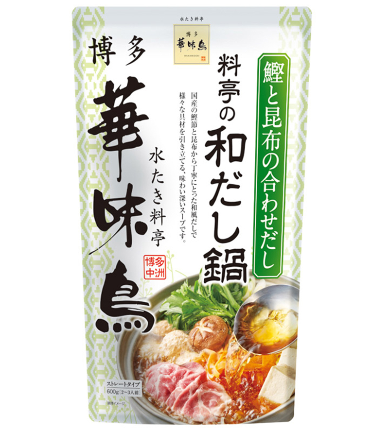 博多華味鳥 - 傳統鰹魚昆布高湯火鍋湯底 600g(TF07)