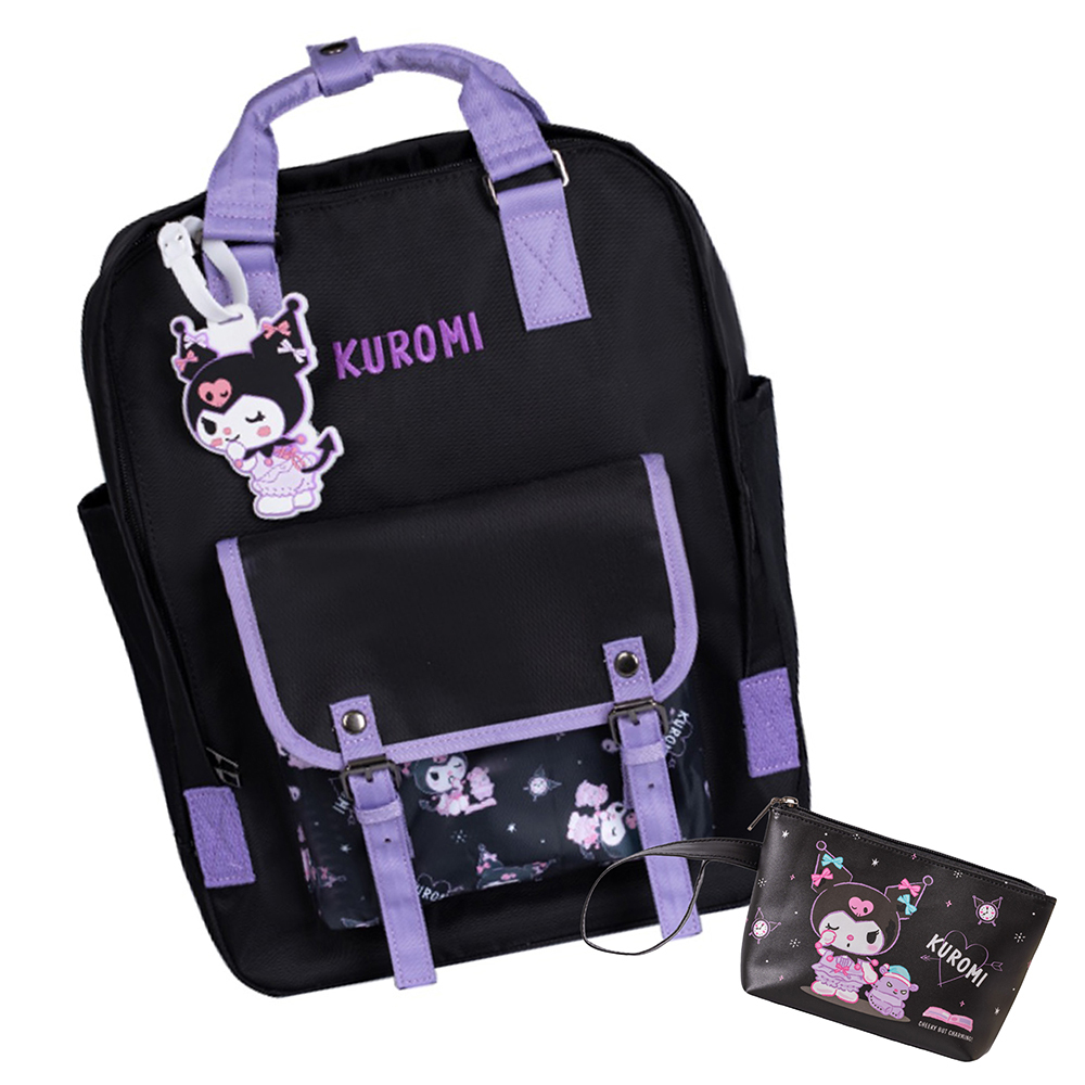 三麗鷗休閒書包超值組 書包+筆袋(雙肩背包+筆袋)