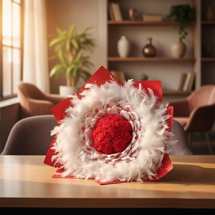 母親節鈔票康乃馨花束