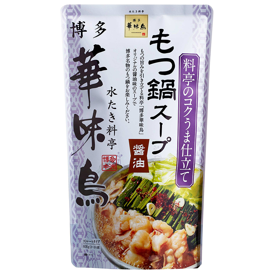 博多華味鳥 - 內臟風味「牛腸鍋」醬油火鍋湯底/日式火鍋 600g(TF06)