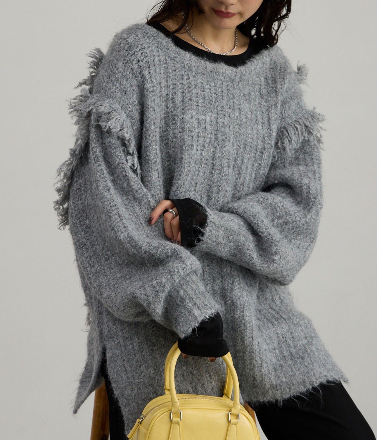 【預購】JN122903 MONO-MART 兩著針織上衣