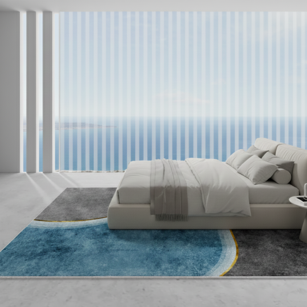 侘寂風圓絨可客製室內地毯