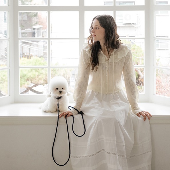 Stroll 輕量款細版牽繩_深藍