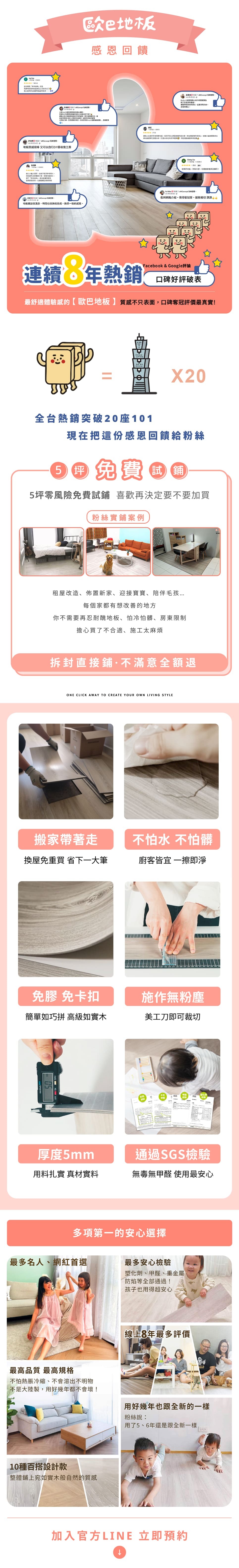 試鋪活動長說明圖 1