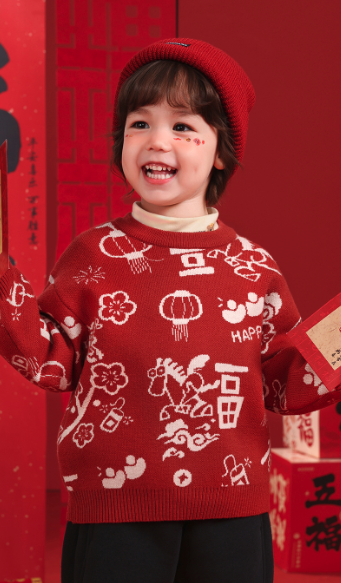 馬上幸福針織毛衣(90-140)