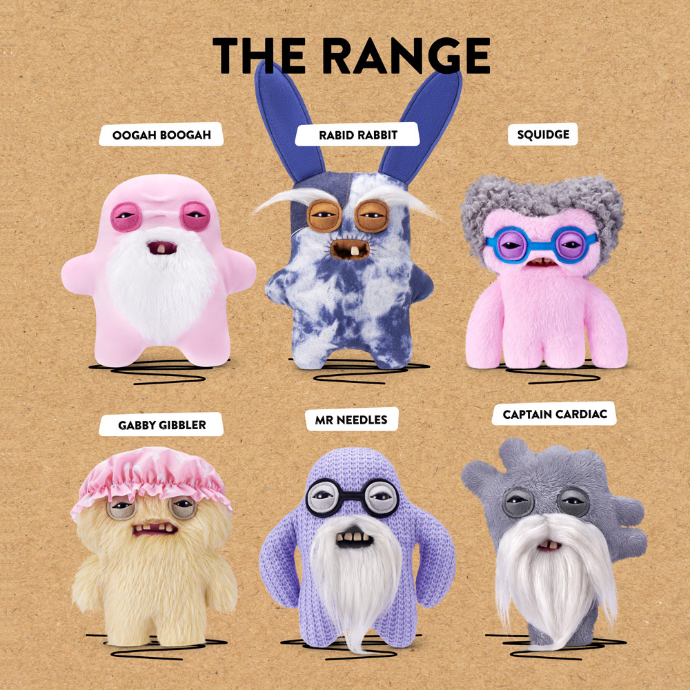 FUGGLER牙齒怪-9吋老頑童  隨機一入