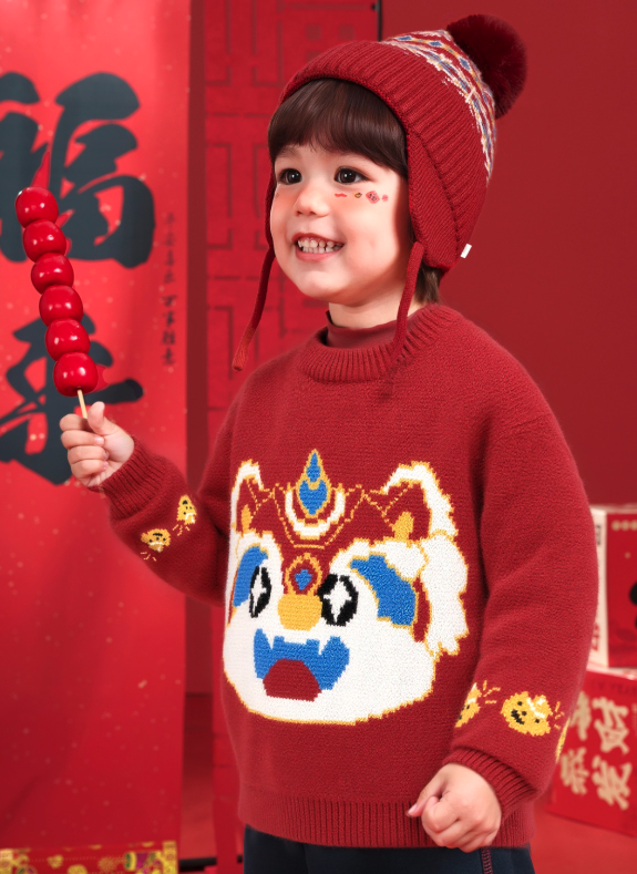 新年瑞獸針織毛衣(90-140)
