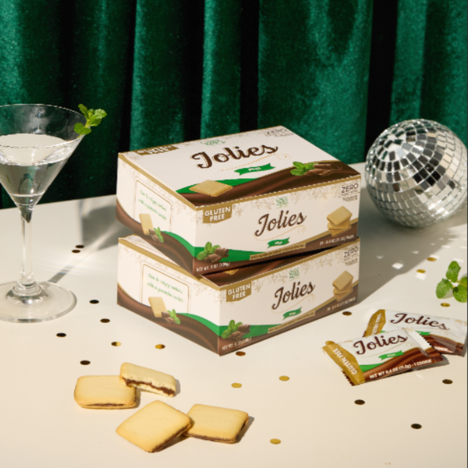 Choczero Jolies低碳脆脆薄荷朱古力夾心曲奇 #無麩質 #無添加糖