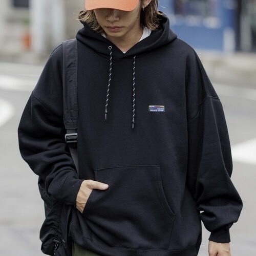 FREAK'S STORE 胸前小標 帽踢 抽繩 長袖 秋冬服飾 日常休閒 日本  97832624