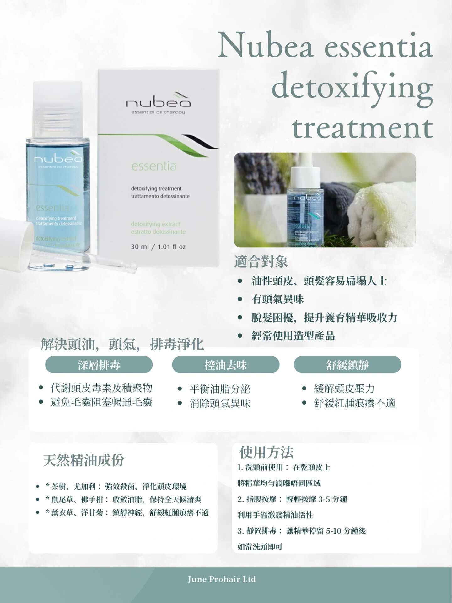 nubea essentia detoxifying treatment 30ml