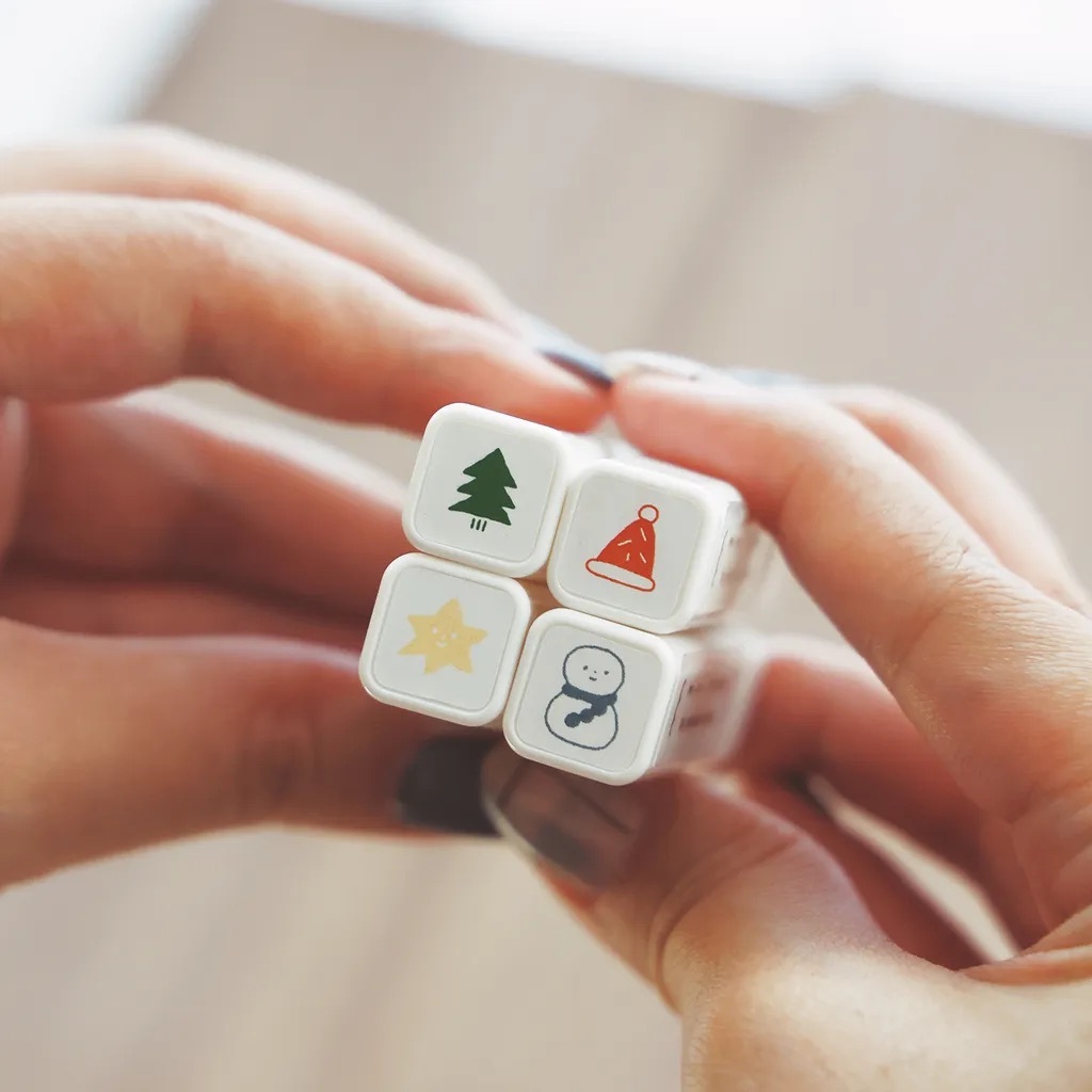 右手超人｜聖誕限定 光敏迷你印章（四款可選）