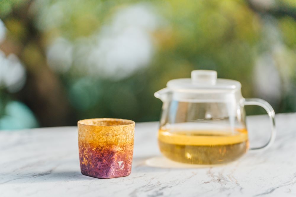 鈦造|方形小鈦杯|浮生若夢|方寸系列【夕】| 120ml