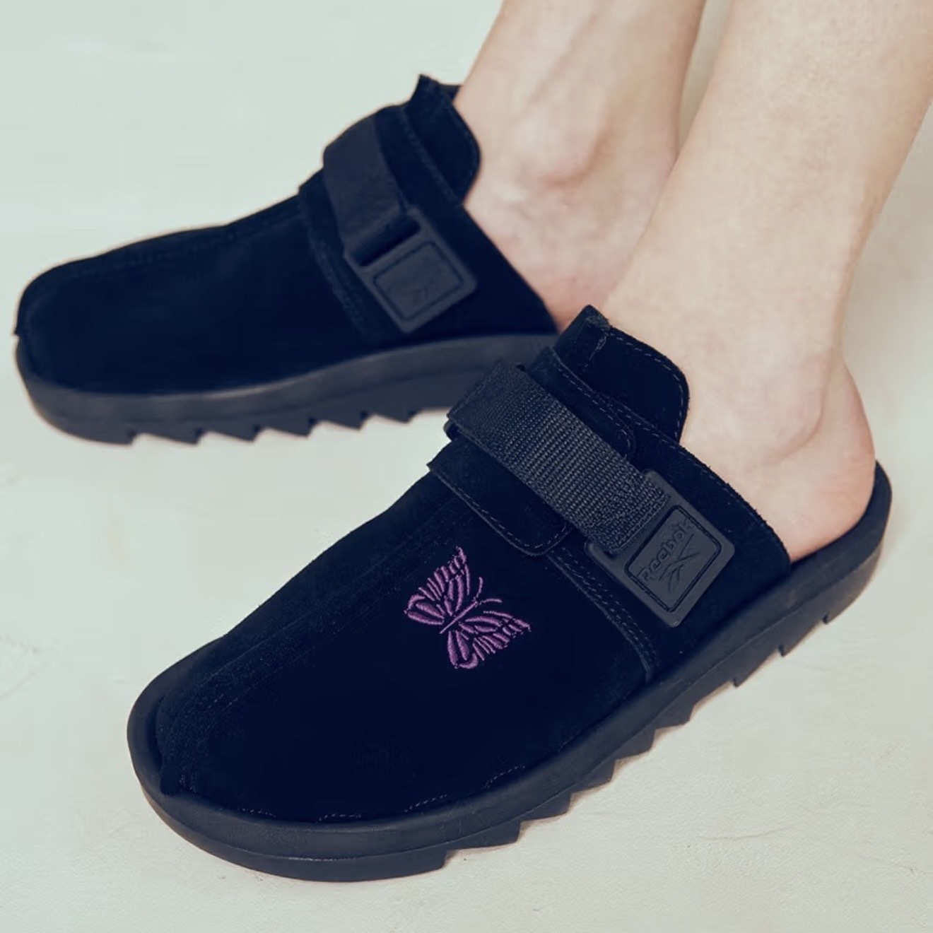 NEEDLES x REEBOK BEATNIK 黑色 勃肯鞋 包頭拖鞋 休閒 100207686