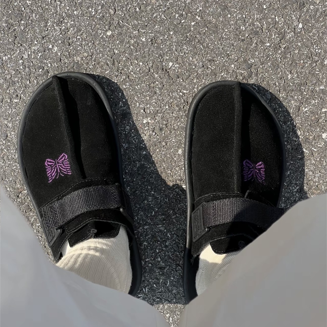 NEEDLES x REEBOK BEATNIK 黑色 勃肯鞋 包頭拖鞋 休閒 100207686