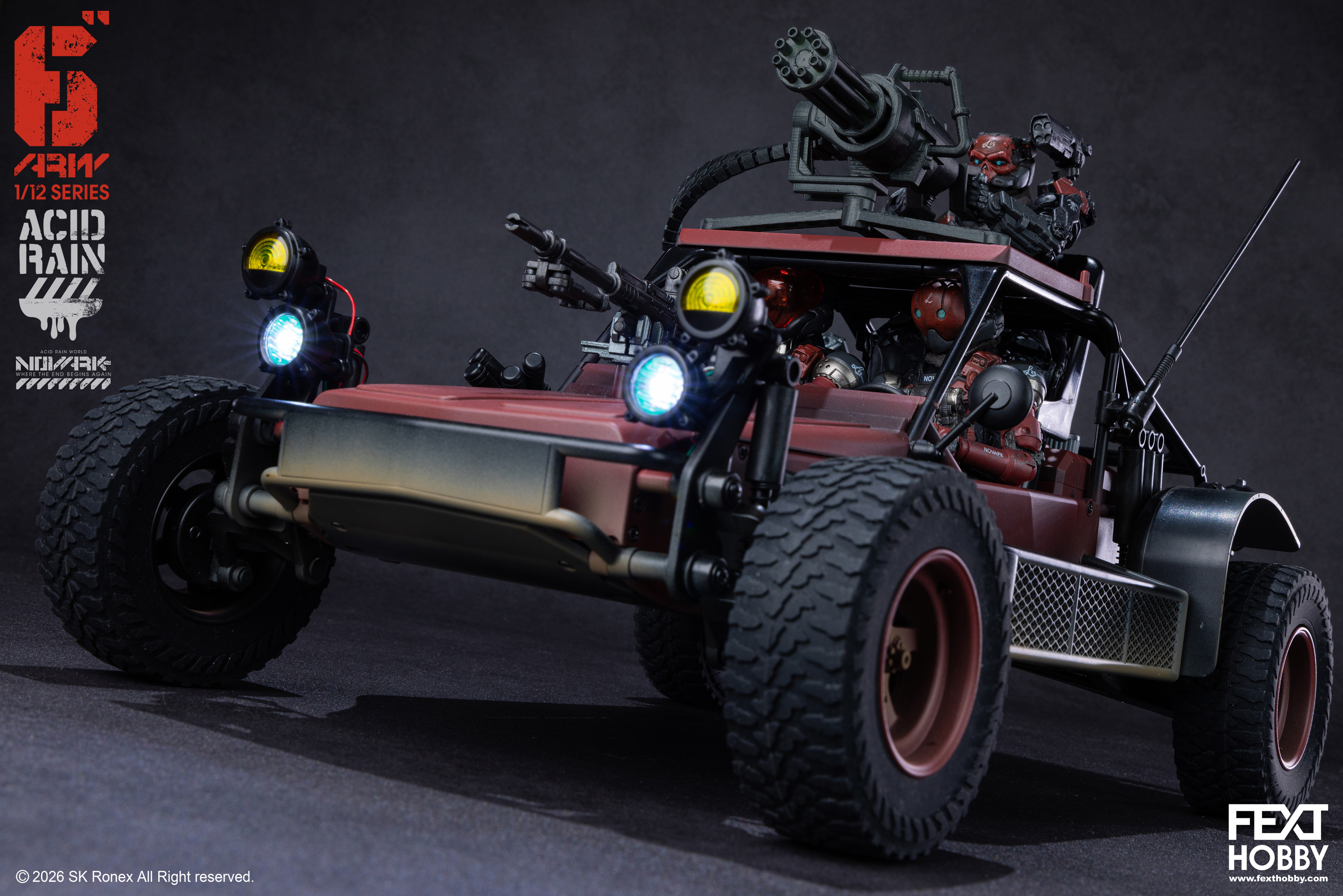 [訂金] Fext Hobby x  Acidrain 酸雨 : 1/12 RED LOCUST 紅蝗UT-10l FXH-ARV-001