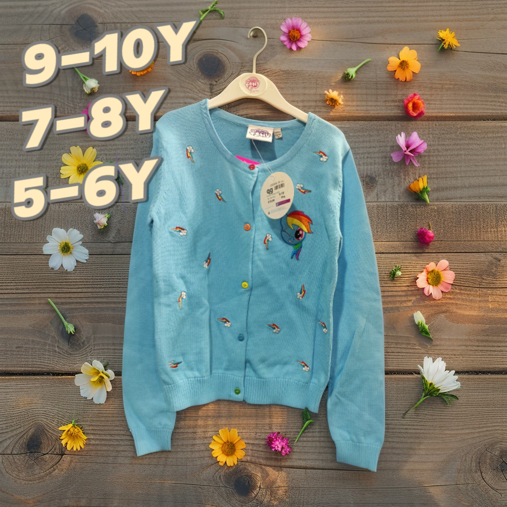 英國直送 my little pony 長袖針織扣鈕  外套 5-10Y  清貨價