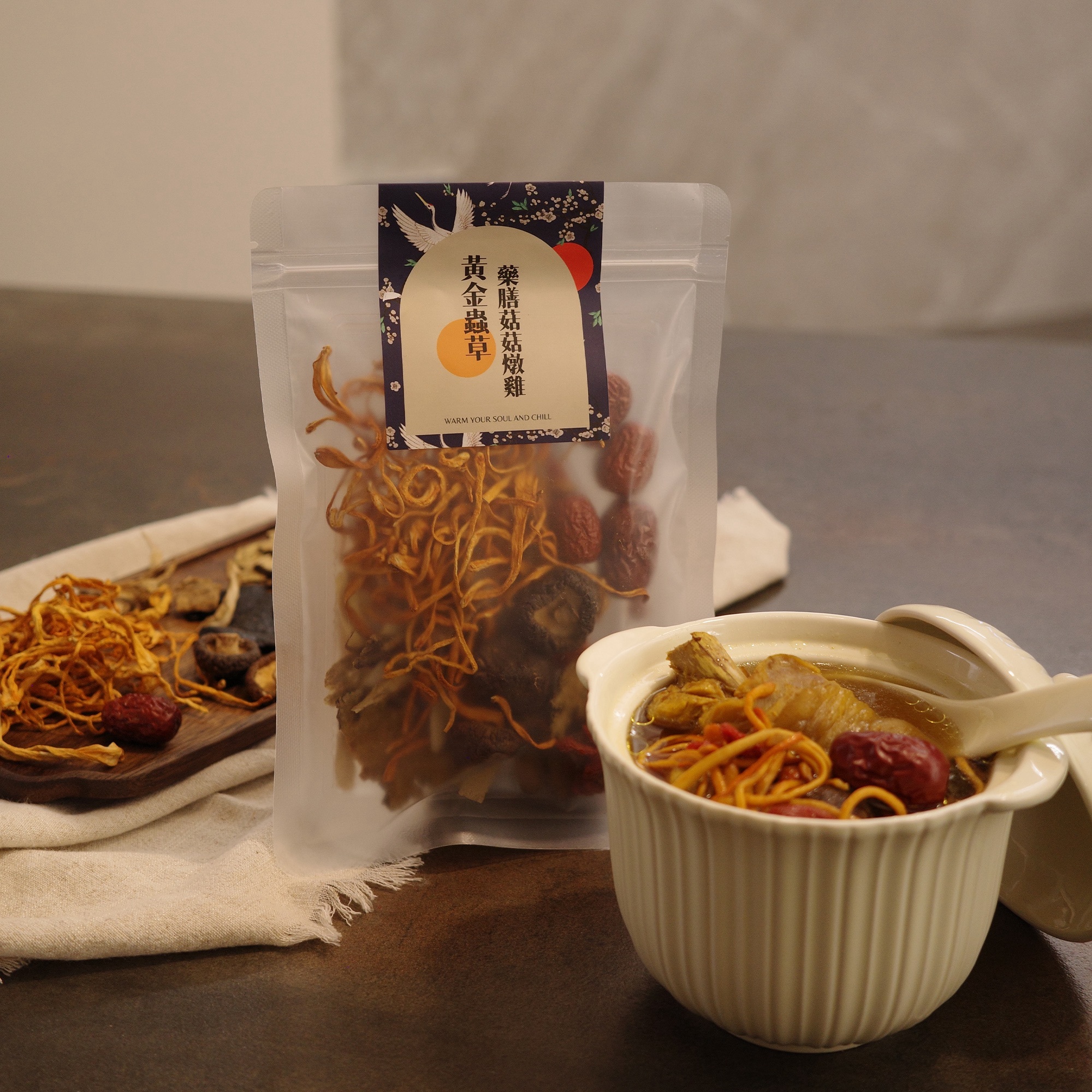 藥燉排骨/黃金蟲草雞湯