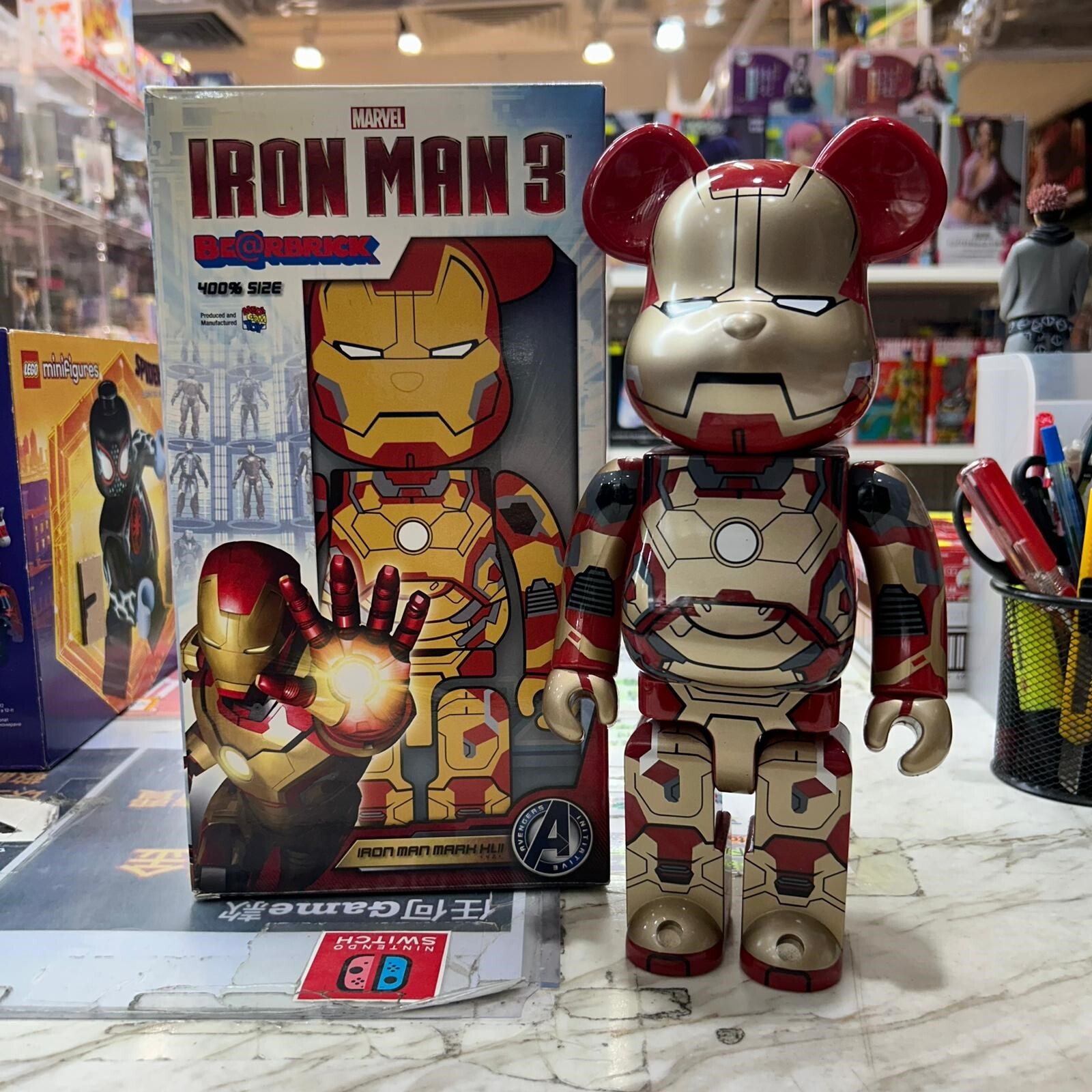 Medicom Toy Be@rbrick Iron Man Mark XLII Mark 42 400% (開封品,介意者請勿下單,不設退換)