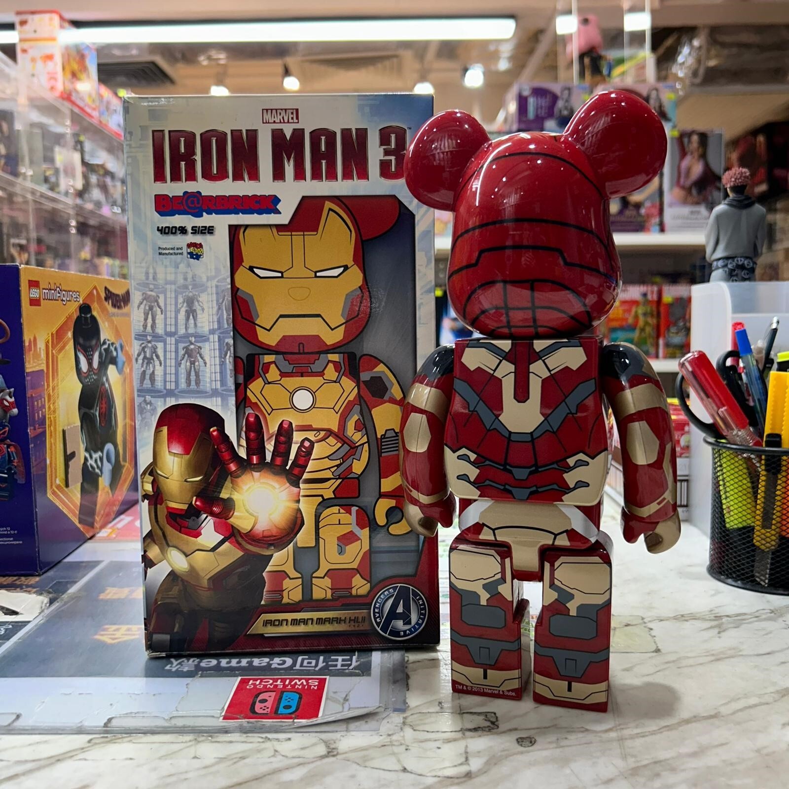 Medicom Toy Be@rbrick Iron Man Mark XLII Mark 42 400% (開封品,介意者請勿下單,不設退換)