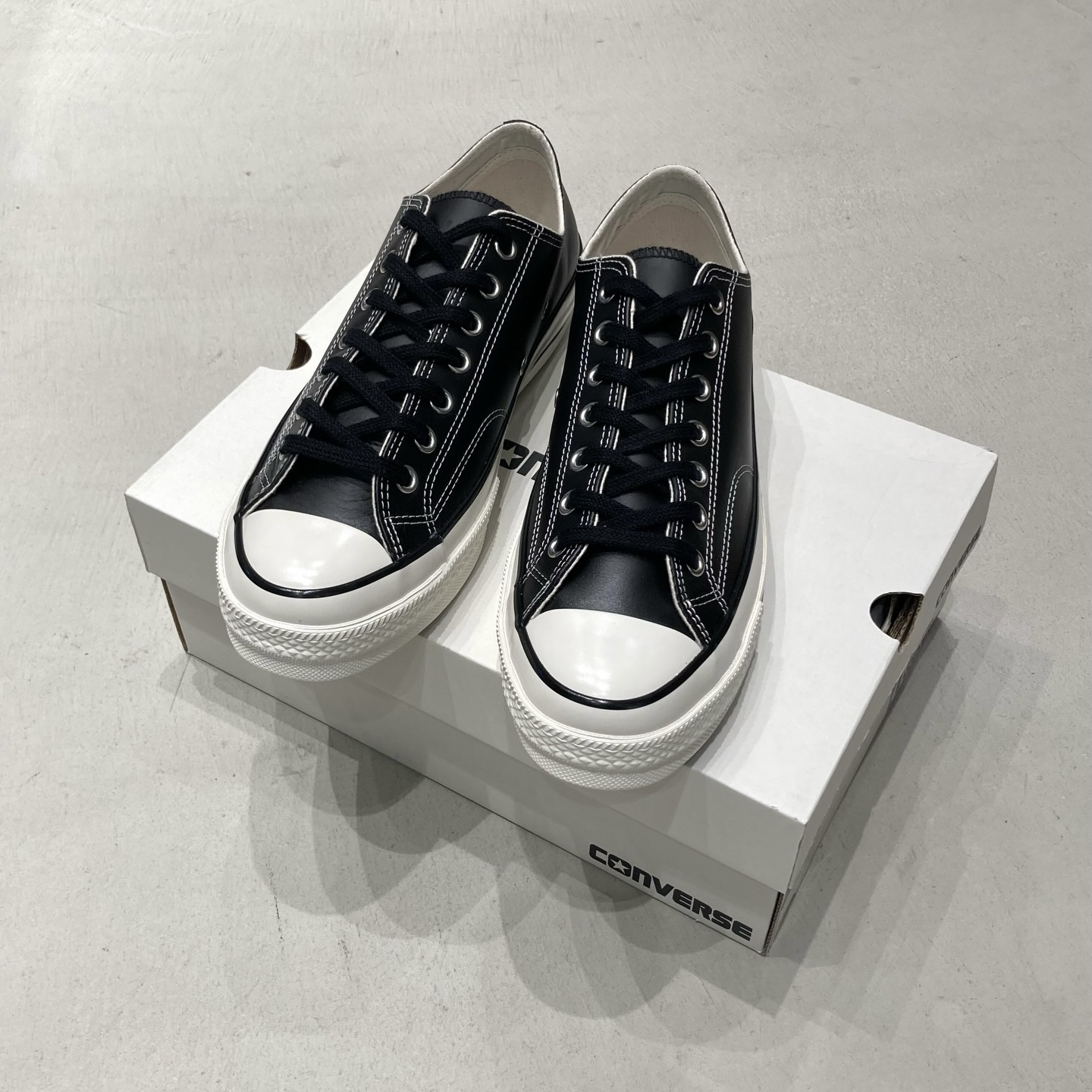 預購┃日本限定 CONVERSE ALL STAR LGCY LE OX 黑色 真皮 皮革 低筒