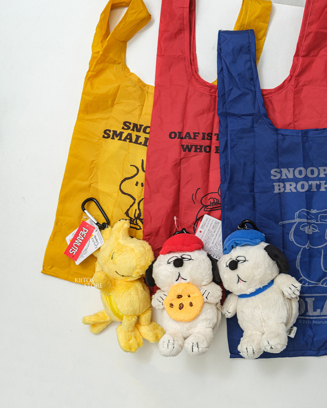 【現貨】日本限定 Peanuts Olaf 糊塗塔克 吊飾購物袋