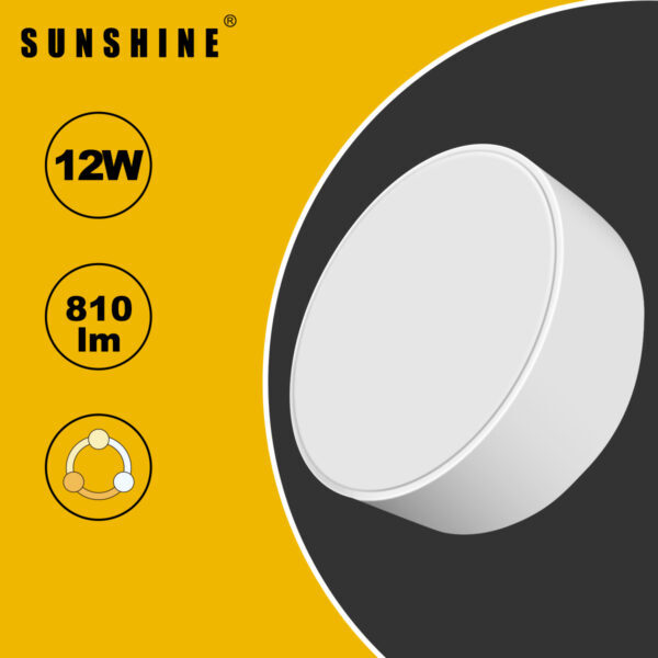 [LCDLF] LED薄邊明裝筒燈預設三色溫30K/40K/65K 12W/18W/24W/36W