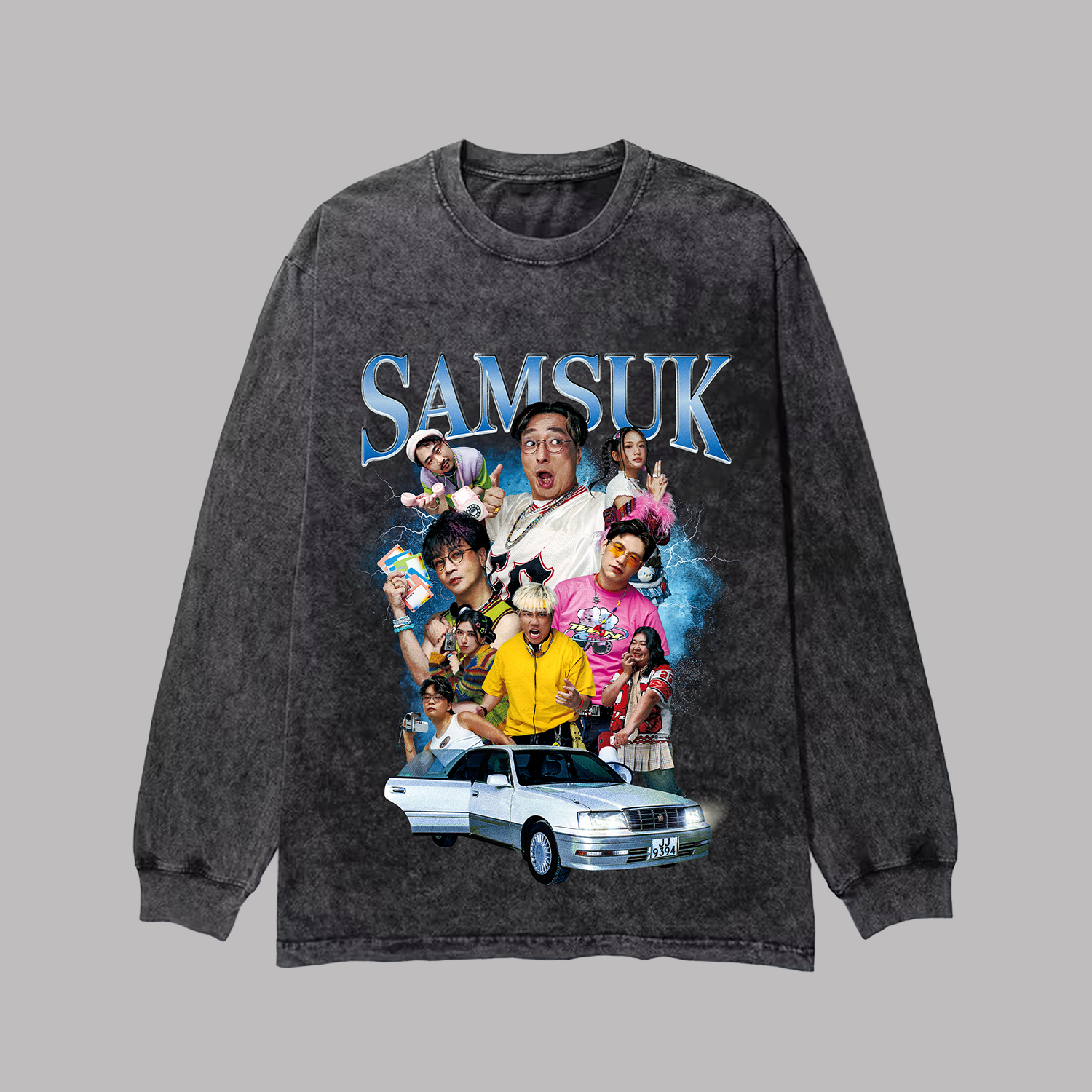 《Y2K前的綁架》SAMSUK 洗水長袖衛衣