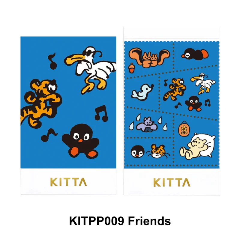 KITTA 隨身攜帶和紙膠帶 SPECIAL 朋友 Hitotoki｜KING JIM 日本