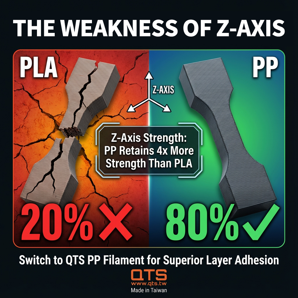 QTS PP Filament - Chemical Resistant & Lightweight | Engineering Material