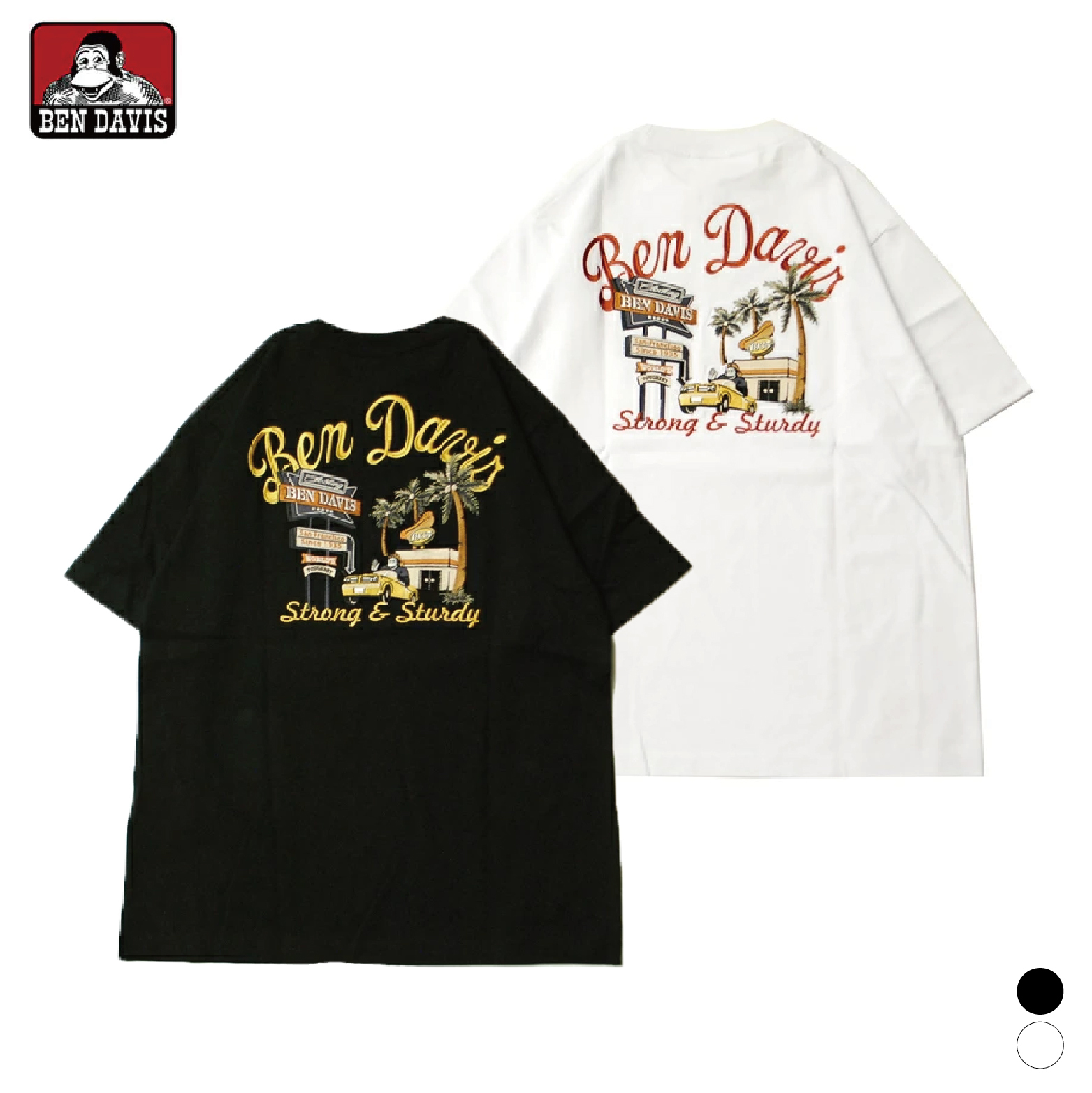 【 BEN DAVIS | SOUVENIR EMB 紀念刺繡短TEE  - 2色 】