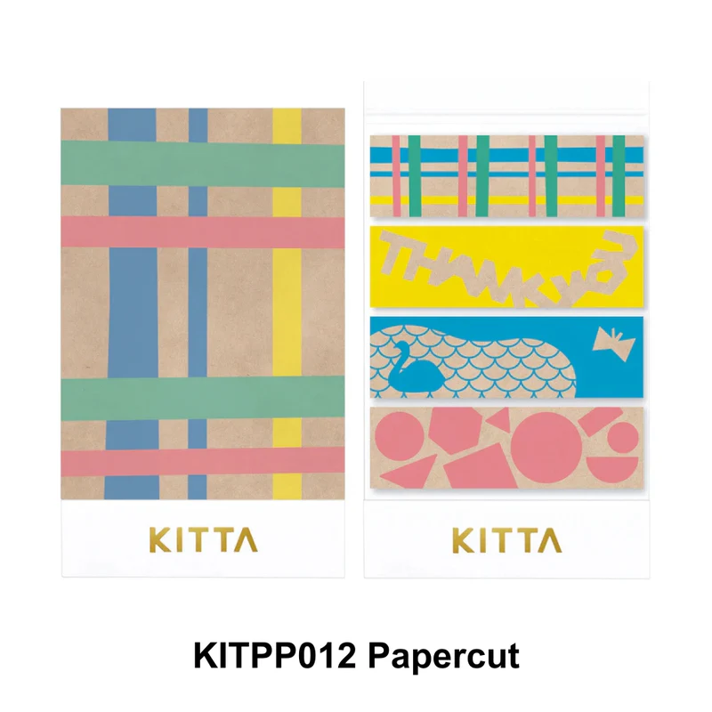 KITTA 和紙膠帶 牛皮紙 拼貼 隨身攜帶和紙膠帶｜KING JIM 日本