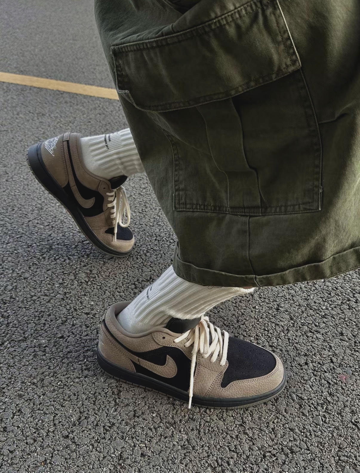 倒勾平替款!! Nike Air Jordan 1 AJ1 咖啡摩卡黑 咖啡色 黑棕色 荔枝皮 麂皮 成人款 大童款/預購