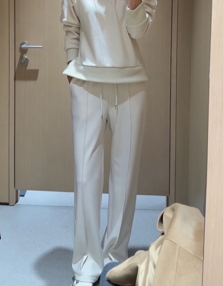 Roberta 線條刷絨套裝褲 [ 2色 / Free ]