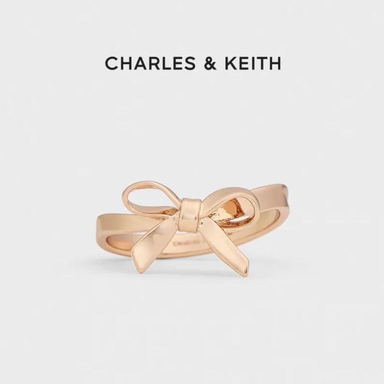 （預購）Charles & Keith 小CK 蝴蝶結 戒指 2色