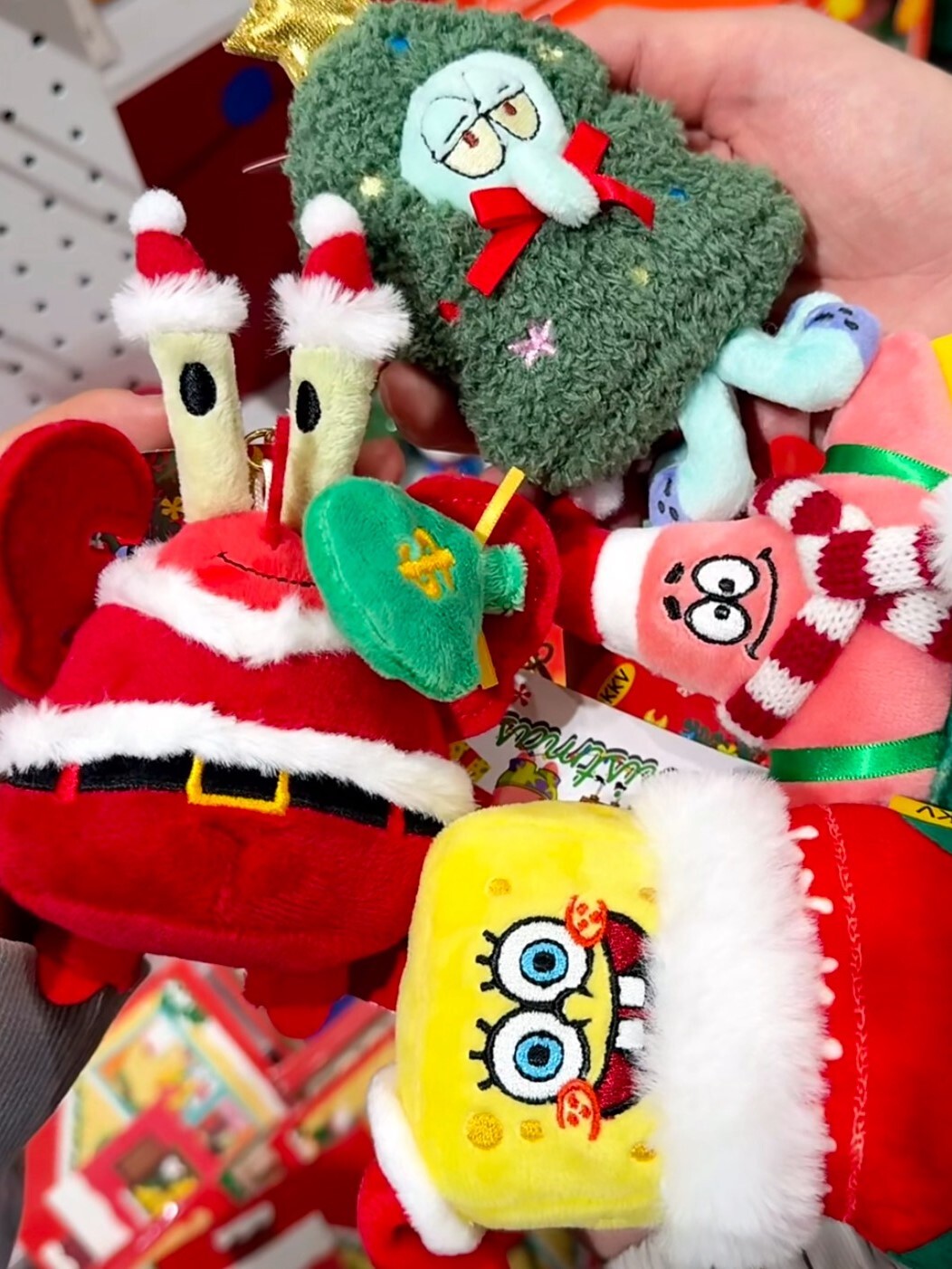 SpongeBob SquarePants Christmas Outfits and Ornaments