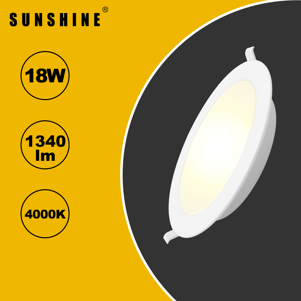 [LDLG] LED一體化筒燈 [開窿尺寸175mm] 65K/40K/30K 18W